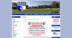 Desktop Screenshot of fotbalstudenka.cz